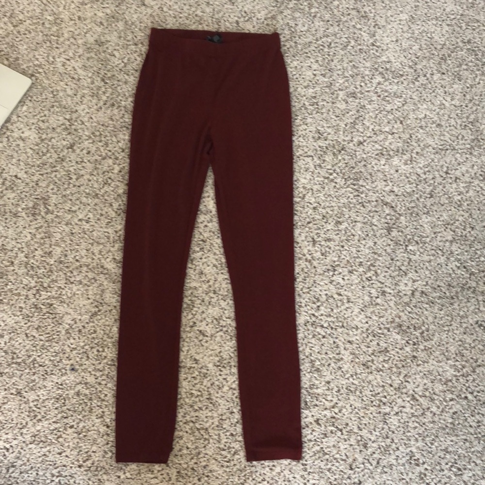 Burgundy tights